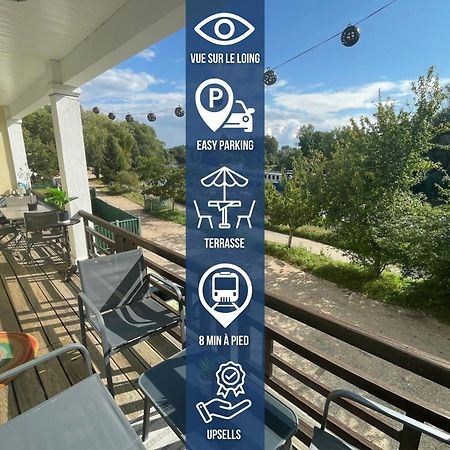 Апартаменти T3-Balcon Plein Sud-Acces Direct Au Bord Du Loing Море-сюр-Луен Екстер'єр фото